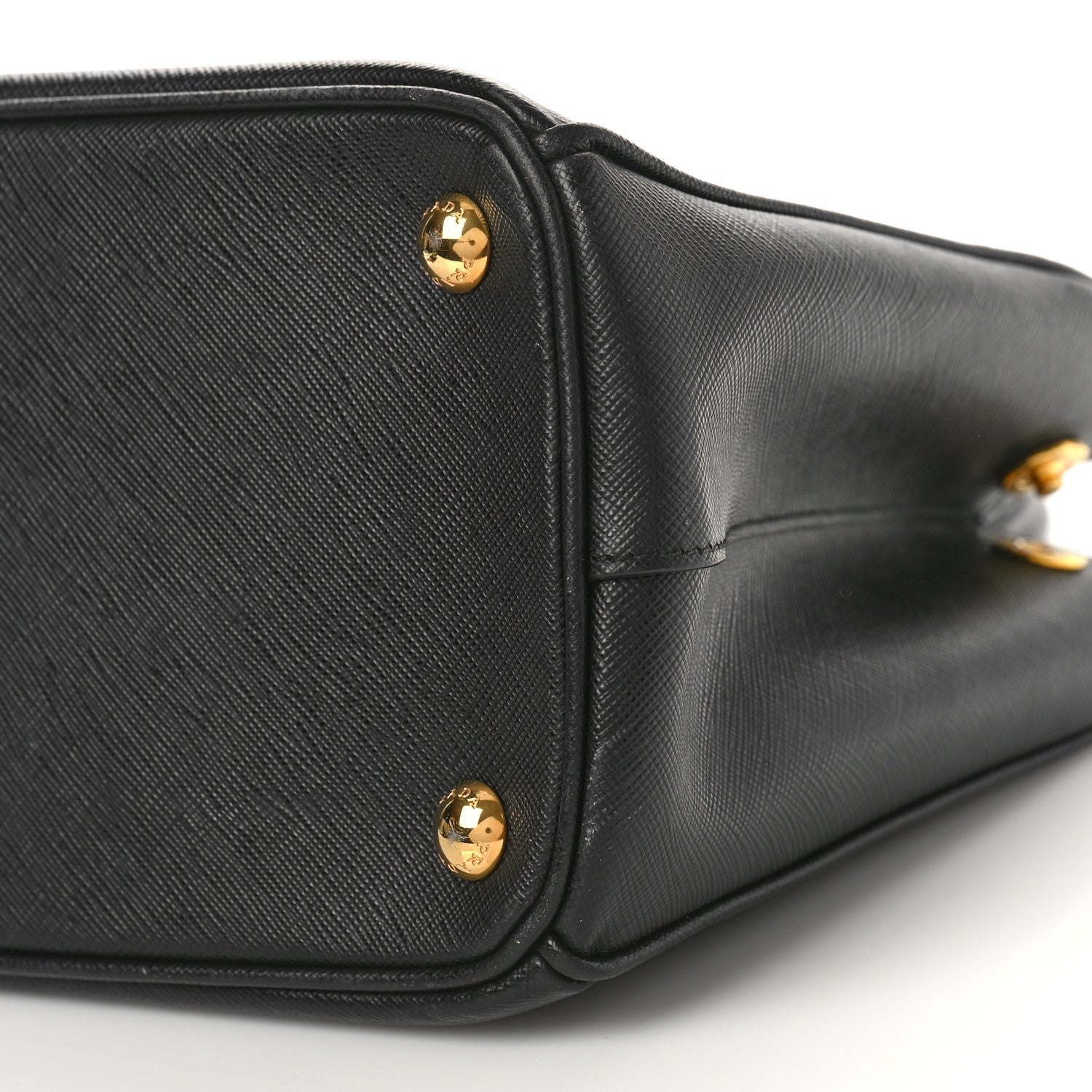 Prada Saffiano Small Galleria Double Zip Tote Black 9 of 9
