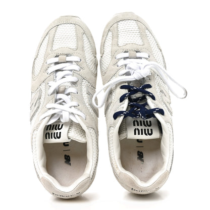 Miu Miu X NEW BALANCE Suede 530 SL Sneakers 37 White 2 of 12