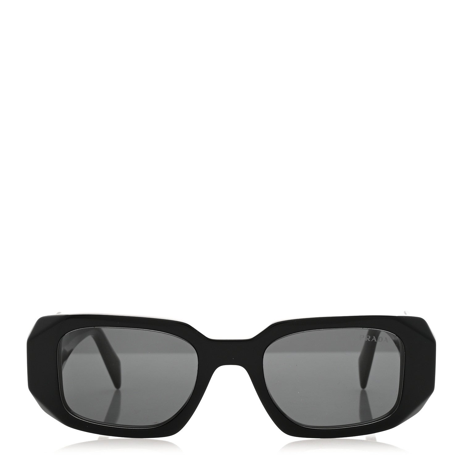 Prada Acetate Symbole Sunglasses SPR 17W Black 2 of 8