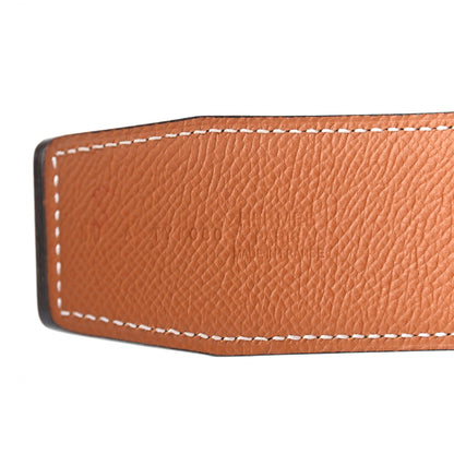 Hermes Swift Epsom 38mm Constance H Belt 80 Black Gold 5 of 5