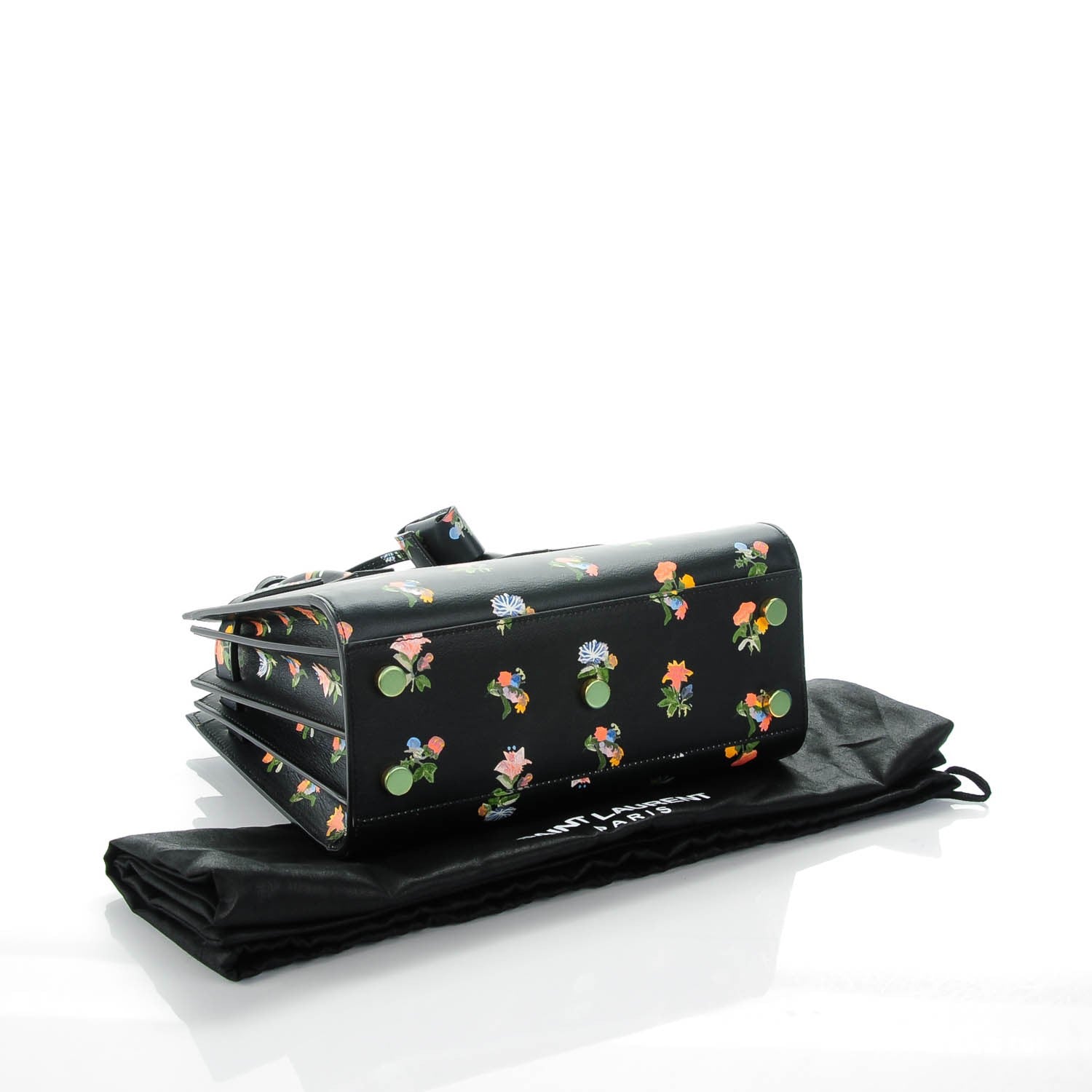Saint Laurent Calfskin Prairie Printed Nano Sac De Jour Black Multicolor 4 of 7