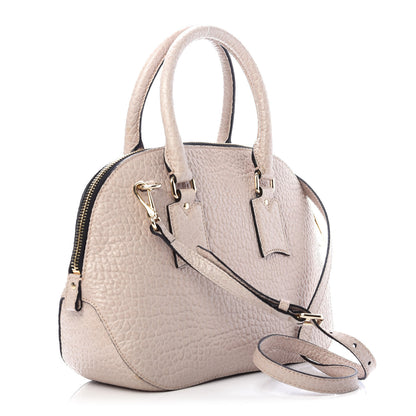 Burberry Heritage Grain Small Orchard Bowling Bag Beige 3 of 15