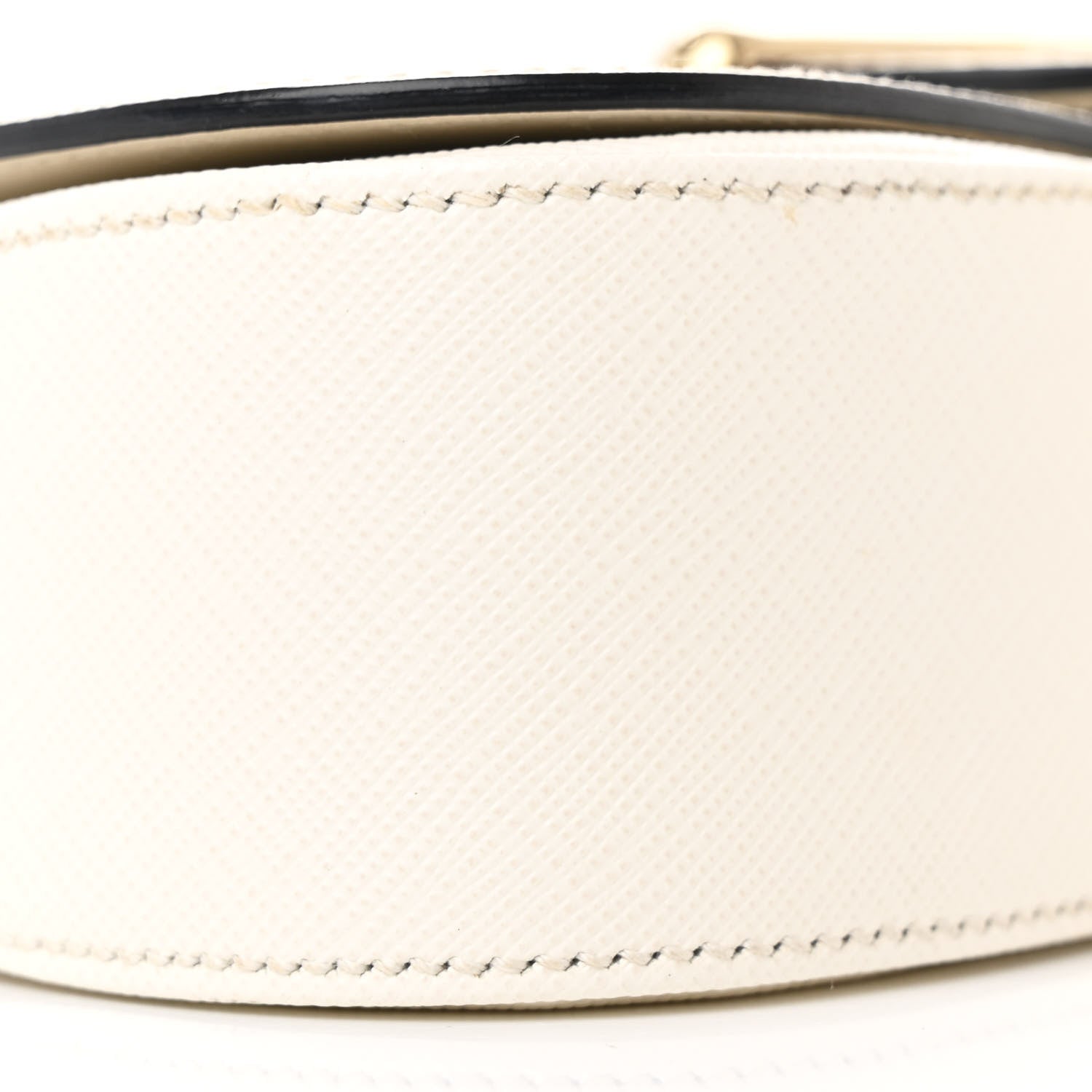 Prada Saffiano Lux Sidonie Small Chain Crossbody Bag White 9 of 10
