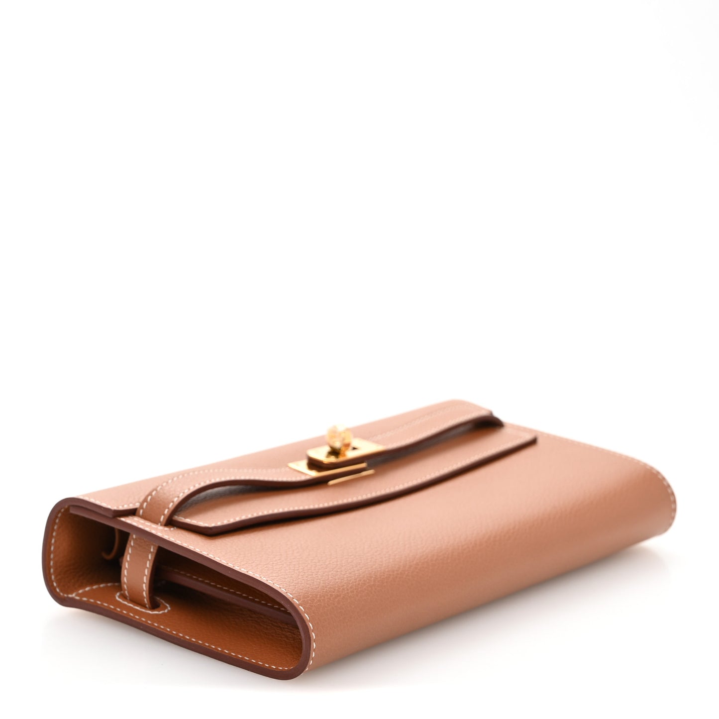 Evercolor Kelly Wallet To Go Gold