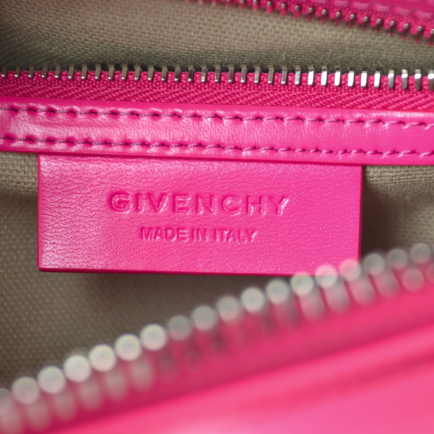 Givenchy Shiny Lord Calfskin Mini Antigona Shocking Pink 6 of 10