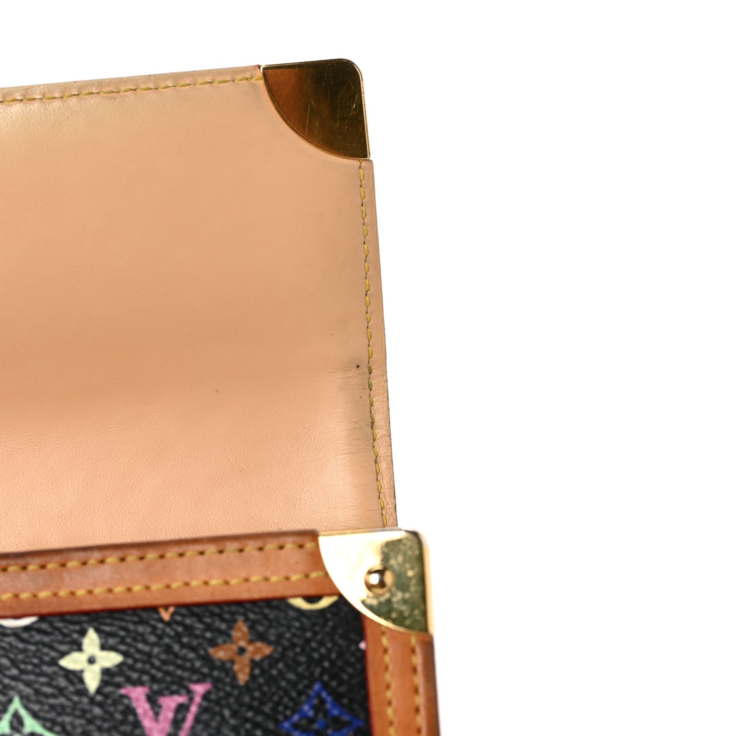 Louis Vuitton Monogram Multicolor Porte Tresor International Wallet Black 12 of 13