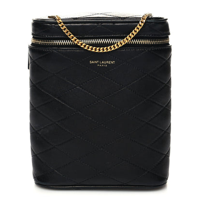 Saint Laurent Lambskin Quilted Binocular Case Black 1 of 11