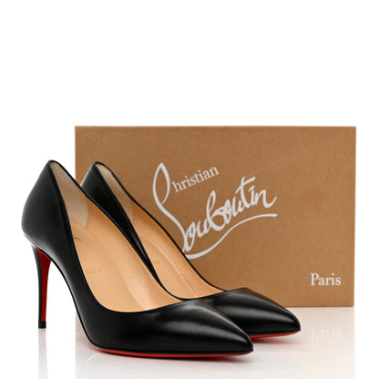 Christian Louboutin Shiny Nappa Pigalle Follies 85 Pumps 39 Black 8 of 8