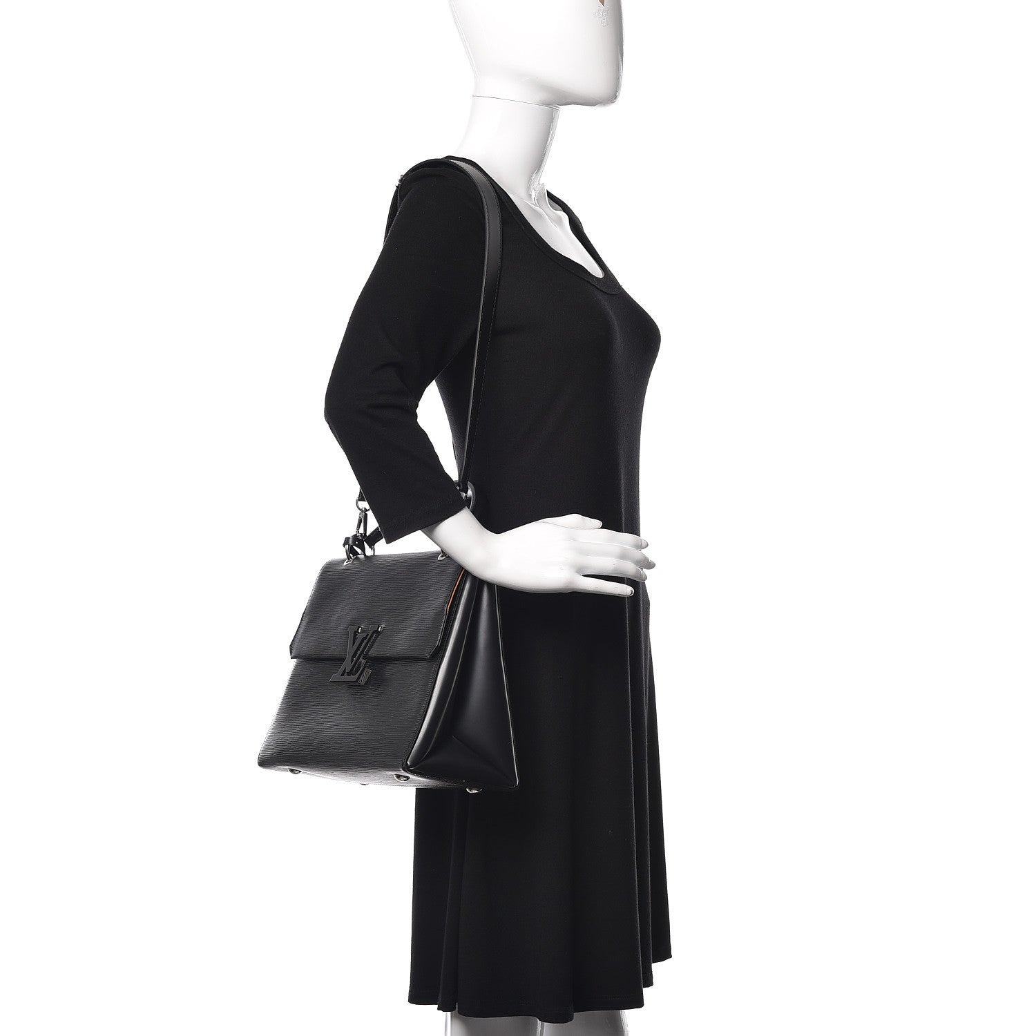 Louis Vuitton Epi Grenelle MM Black 2 of 14