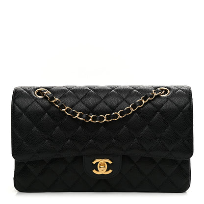 Chanel Caviar Quilted Medium Double Flap Black 1 of 9