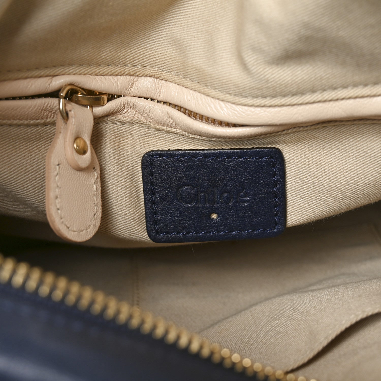 Chloe Calfskin Medium Military Paraty Blue 6 of 11