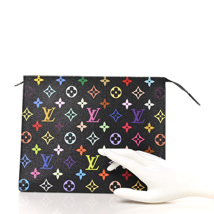 Louis Vuitton LV X TM Monogram Multicolor Toiletry Pouch 26 Black 2 of 10