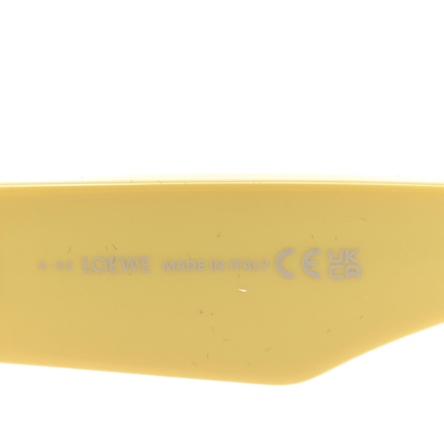 Acetate Anagram Rectangle Sunglasses LW40404I Yellow