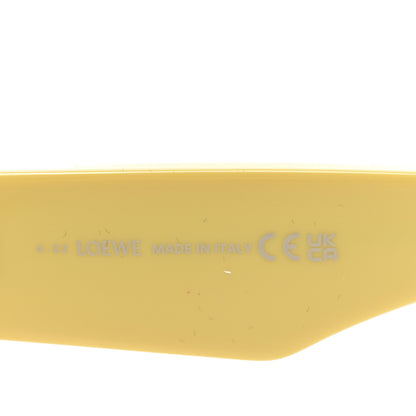 Loewe Acetate Anagram Rectangle Sunglasses LW40404I Yellow 5 of 7