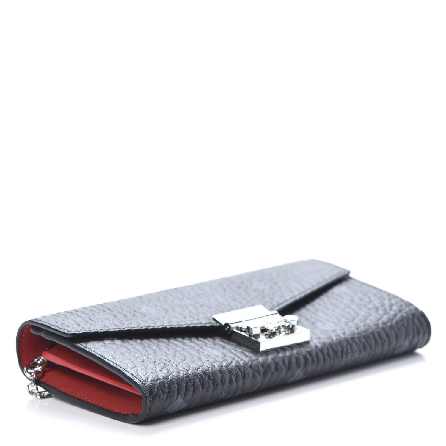 MCM Visetos Large Patricia Wallet On Chain Black 3 of 10