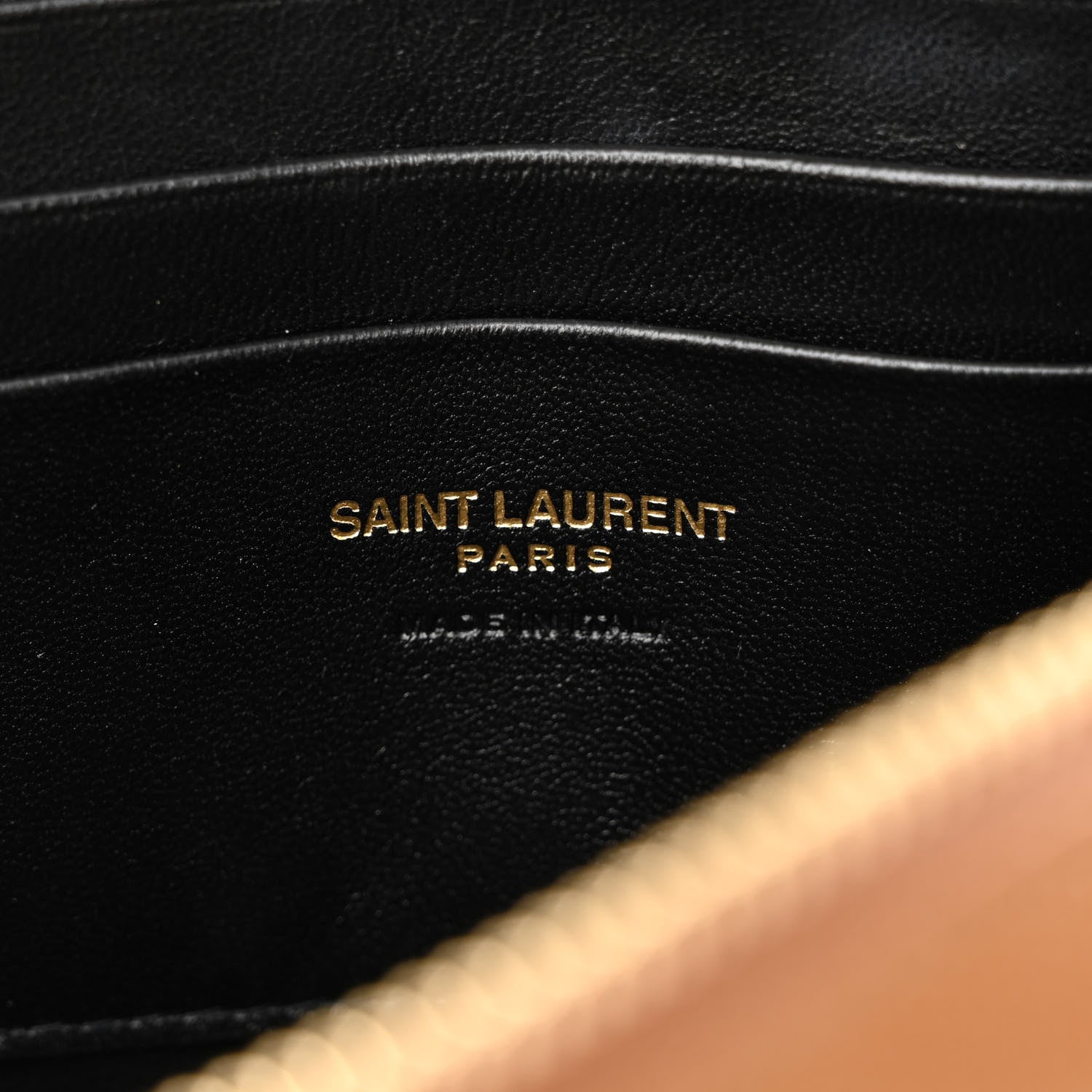 Saint Laurent Grain De Poudre Matelasse Monogram Mini Lou Camera Bag Dark Natural 6 of 11