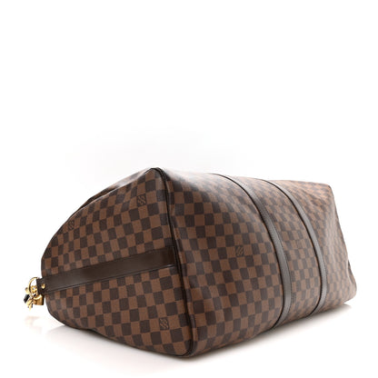 Louis Vuitton Damier Ebene Keepall Bandouliere 55 3 of 9