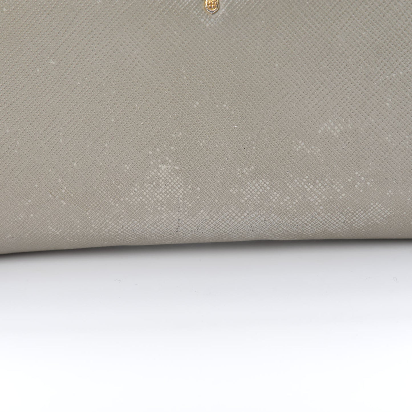 Saffiano Metal Zip Around Wallet Argilla