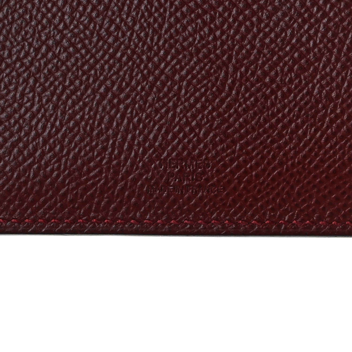 Hermes Epsom Tarmac PM Passport Holder Rouge H 6 of 6