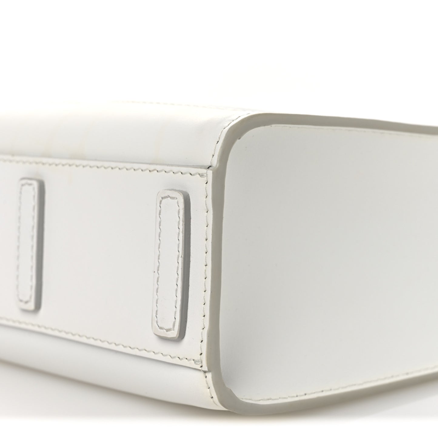 Calfskin Small DG Daily Shopper Tote White