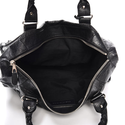 Balenciaga Agneau Giant 21 Silver Hardware Work Black 5 of 9