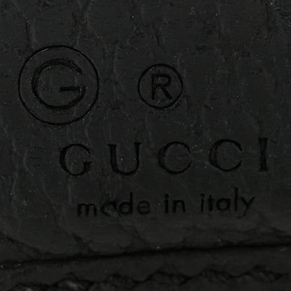 Gucci Dollar Calfskin Interlocking G French Wallet Black 6 of 12