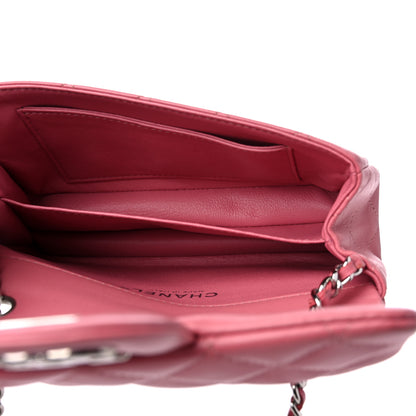 Chanel Lambskin Quilted Extra Mini Rectangular Flap Pink 5 of 14