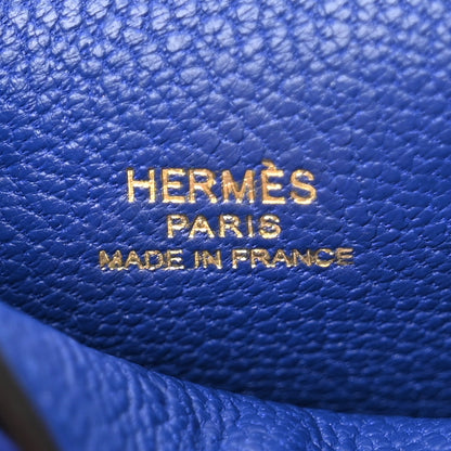 Hermes Tadelakt Mini Kelly Twilly Bag Charm Bleu Electrique 4 of 7
