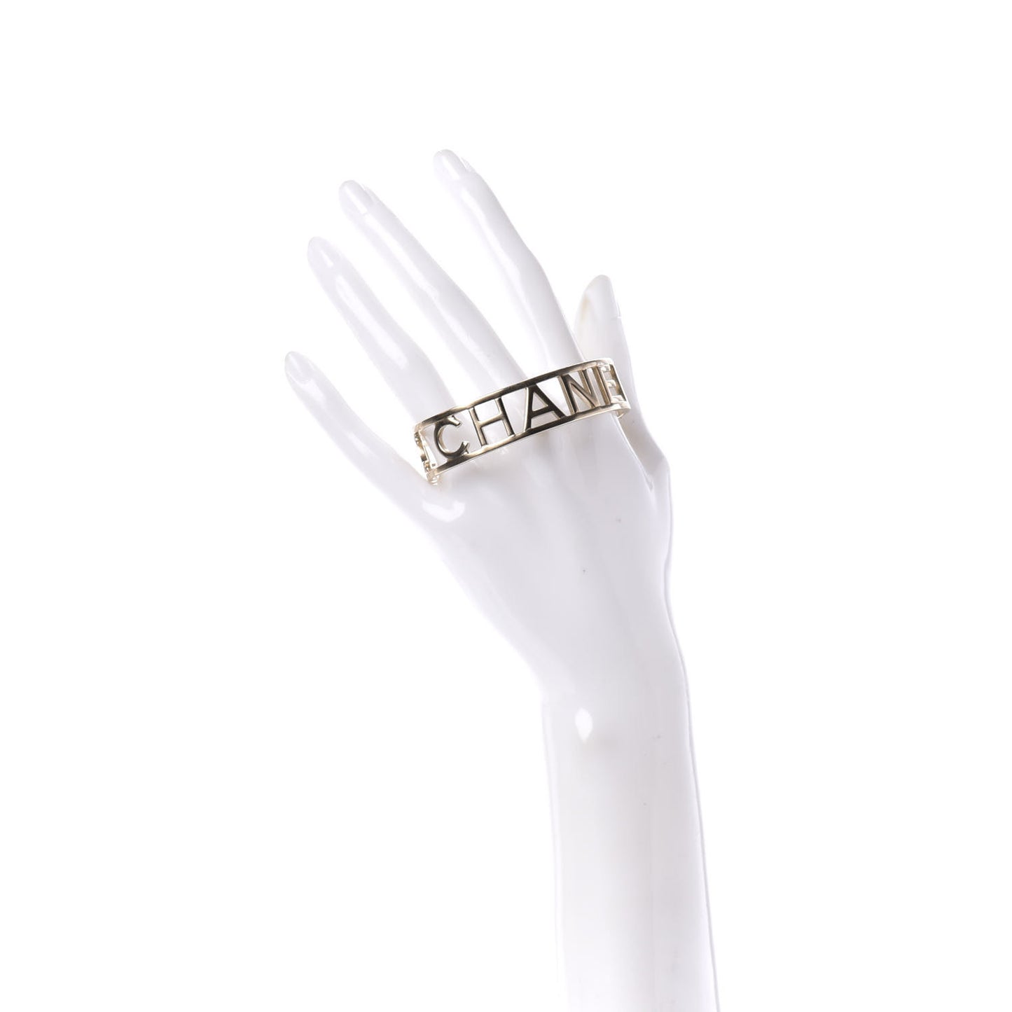Logo Cuff Bracelet Gold
