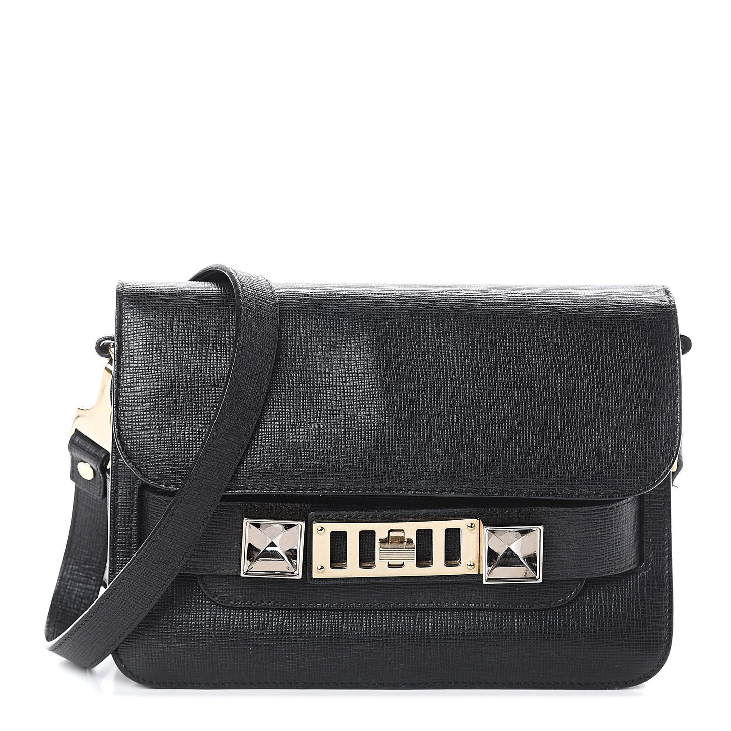 New Linosa Mini PS11 Classic Shoulder Bag Black
