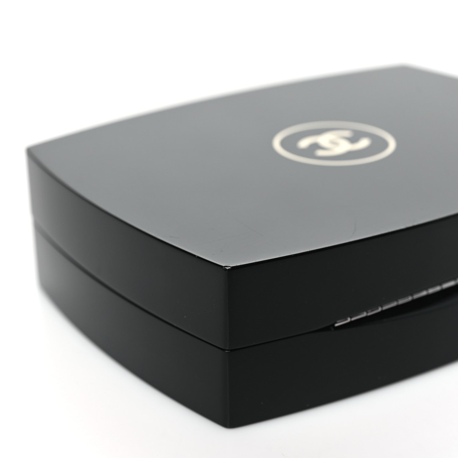 Chanel Plexiglass Compact Box Clutch Black 9 of 10
