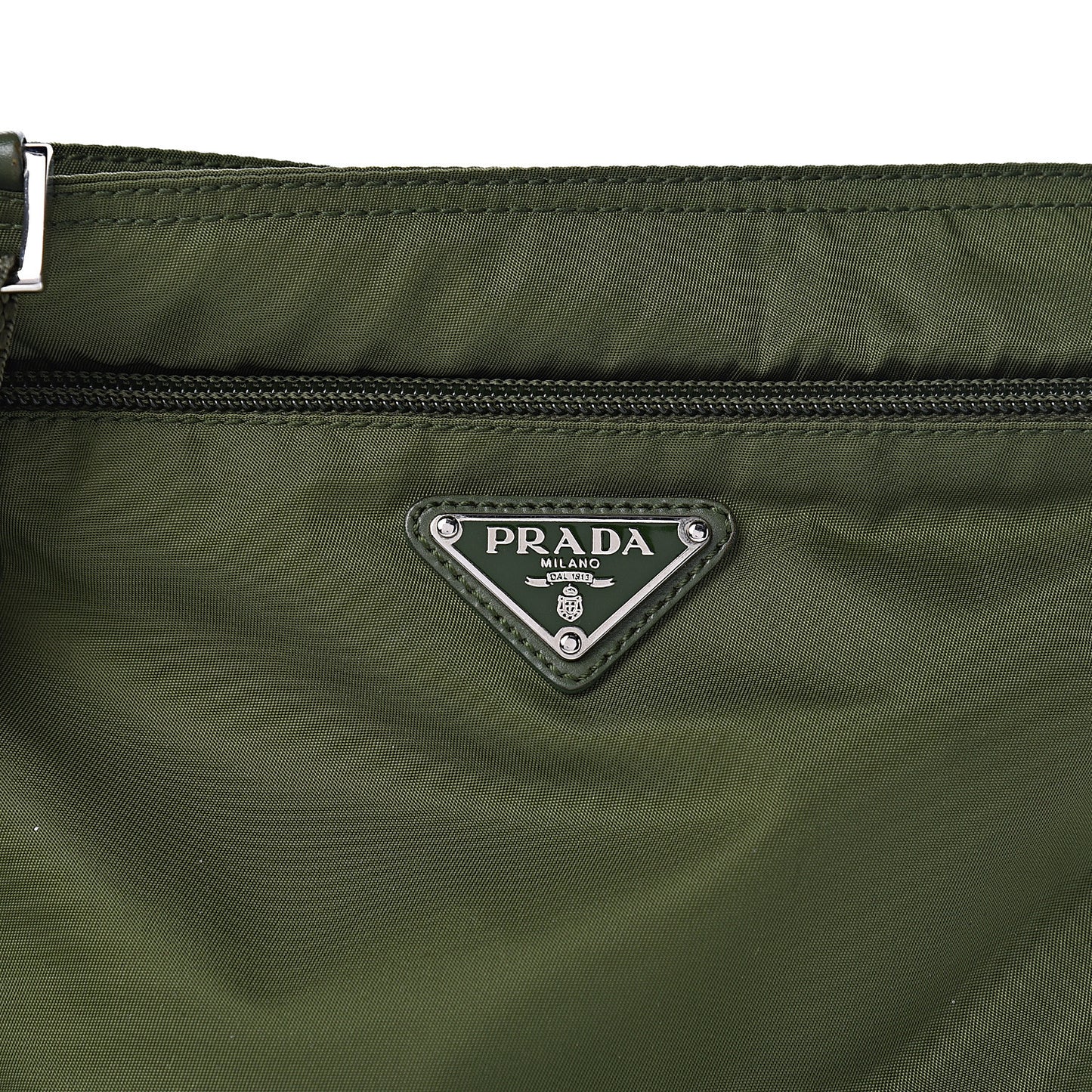 Nylon Vela Sport Small Flat Messenger Bag Army