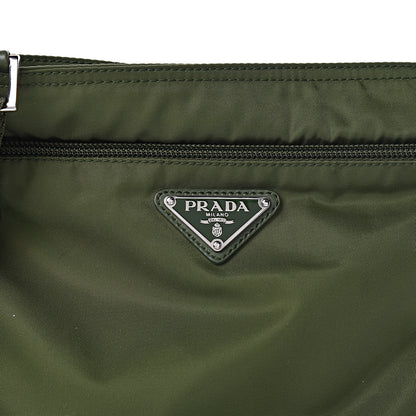Prada Nylon Vela Sport Small Flat Messenger Bag Army 6 of 10