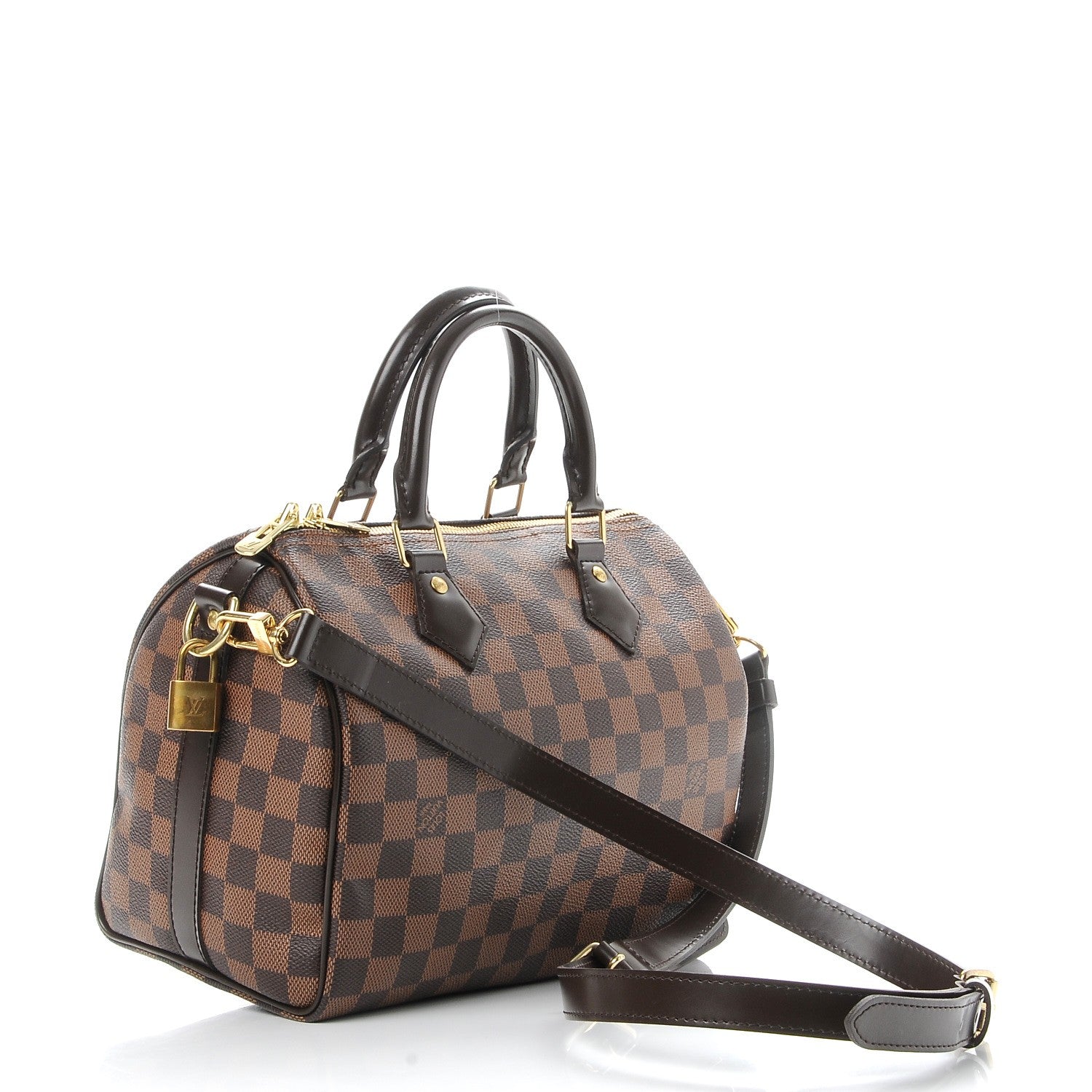 Louis Vuitton Damier Ebene Speedy Bandouliere 25 4 of 9