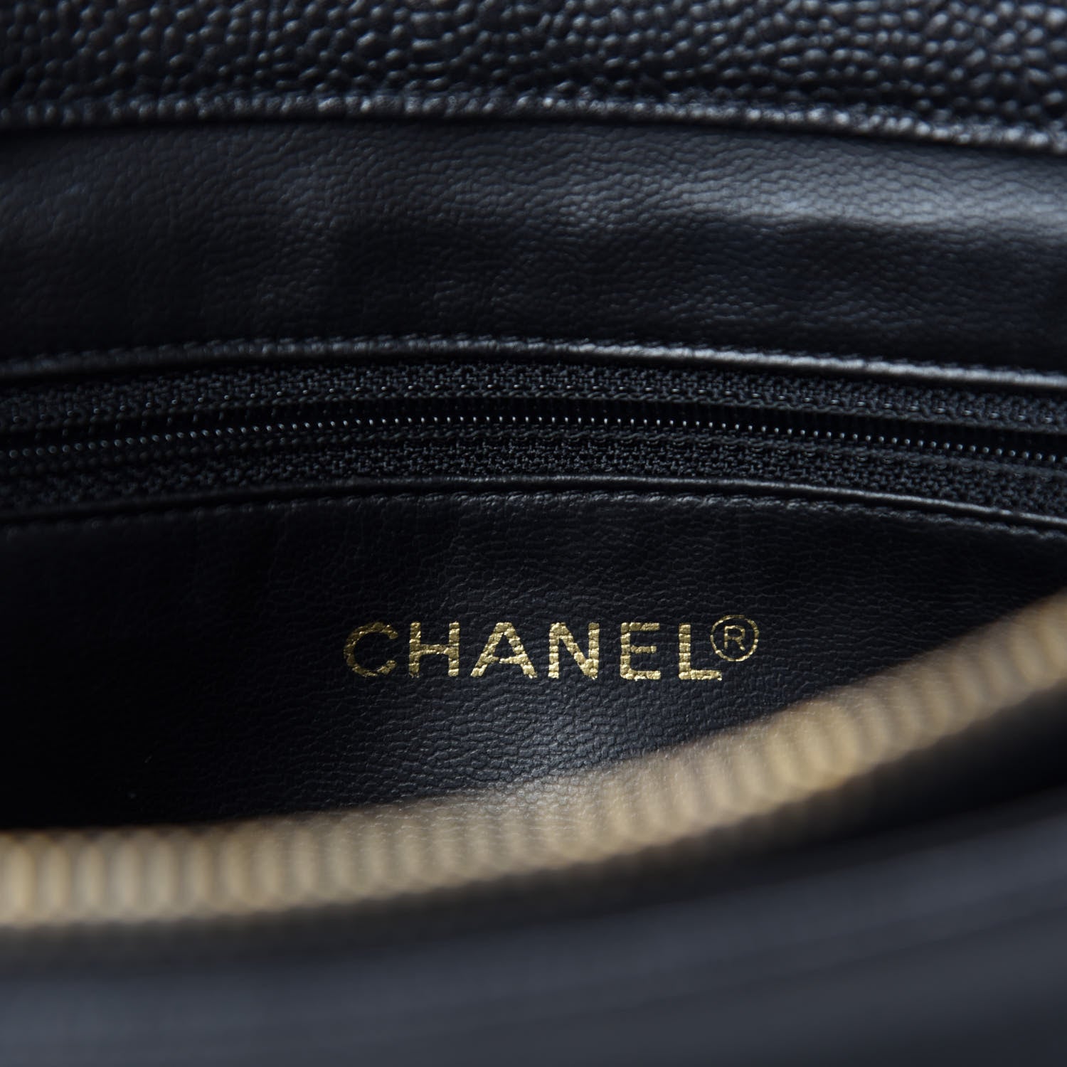 Chanel Caviar CC Shoulder Bag Black 8 of 11