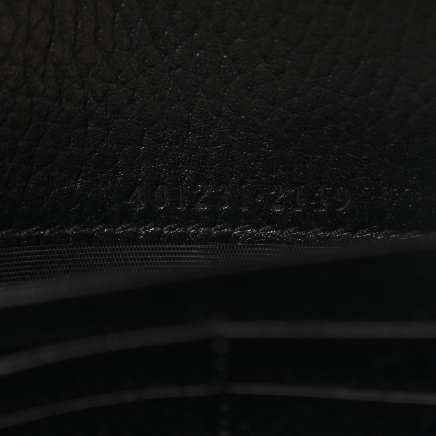 Calfskin Mini Dionysus Chain Wallet Black