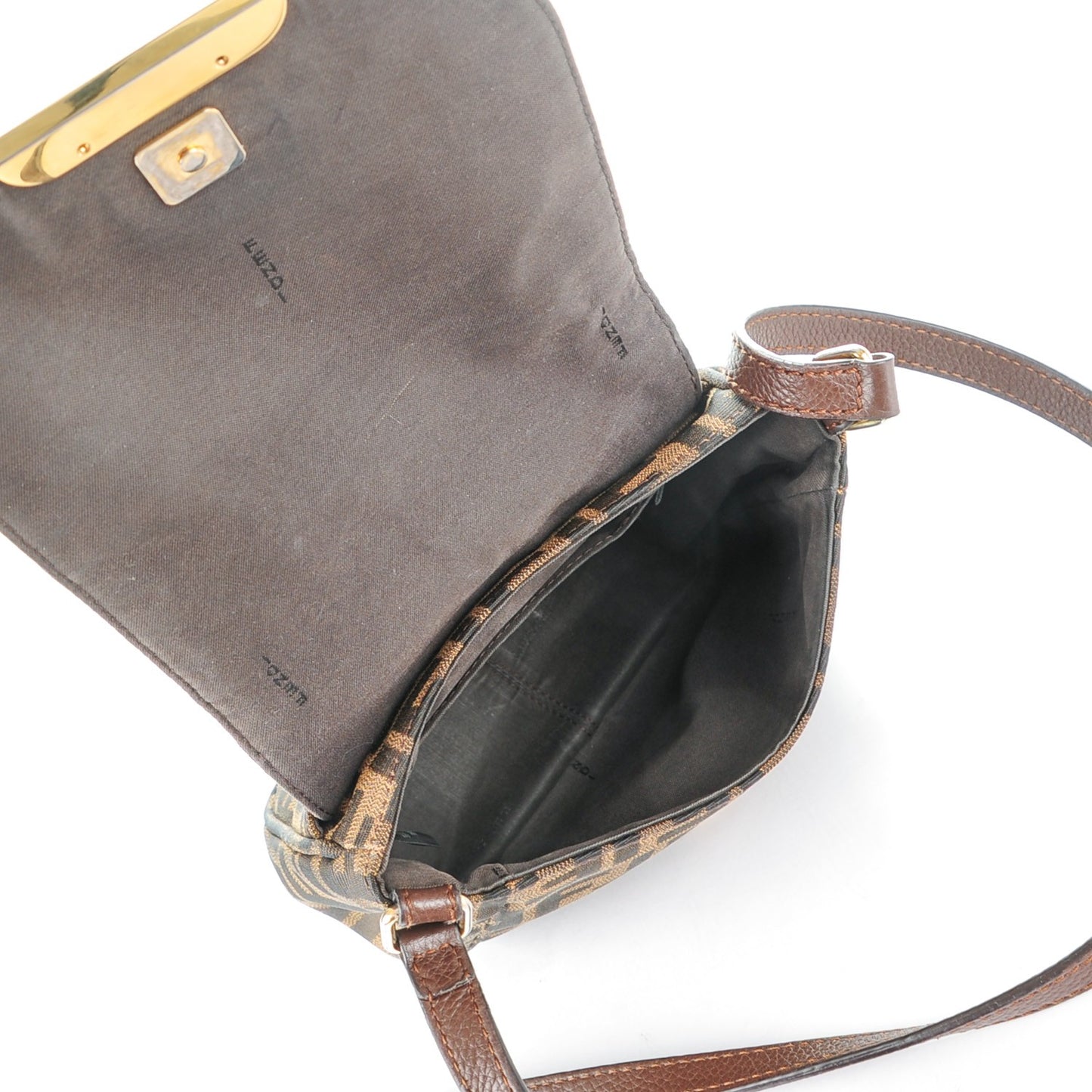 Zucca Vitello Artic Mini Messenger Bag Tobacco Castagna