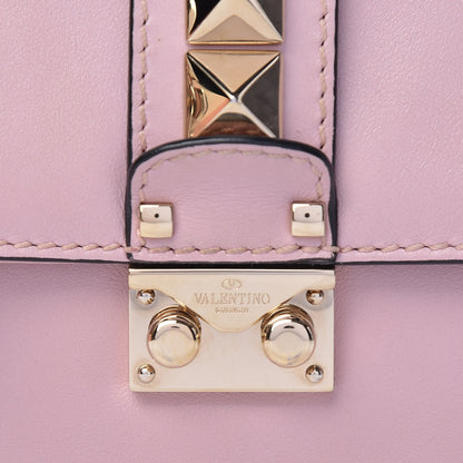 Valentino Garavani Vitello Small Glam Lock Rockstud Flap Pink 7 of 10