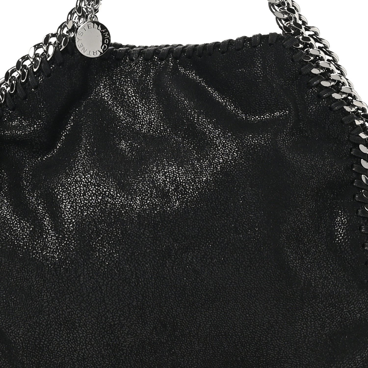 Stella McCartney Shaggy Deer Mini Falabella Tote Black 7 of 9