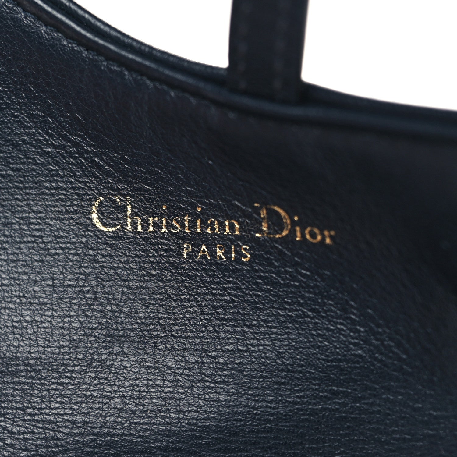 Christian Dior Oblique Nano Saddle Chain Pouch Blue 6 of 7