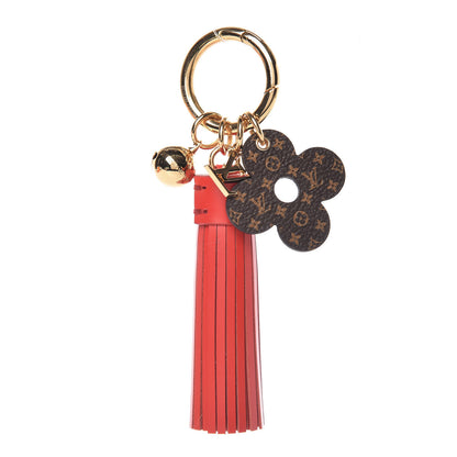 Louis Vuitton Mini Monogram Fetish Tassel Bag Charm Key Holder Coquelicot 1 of 5