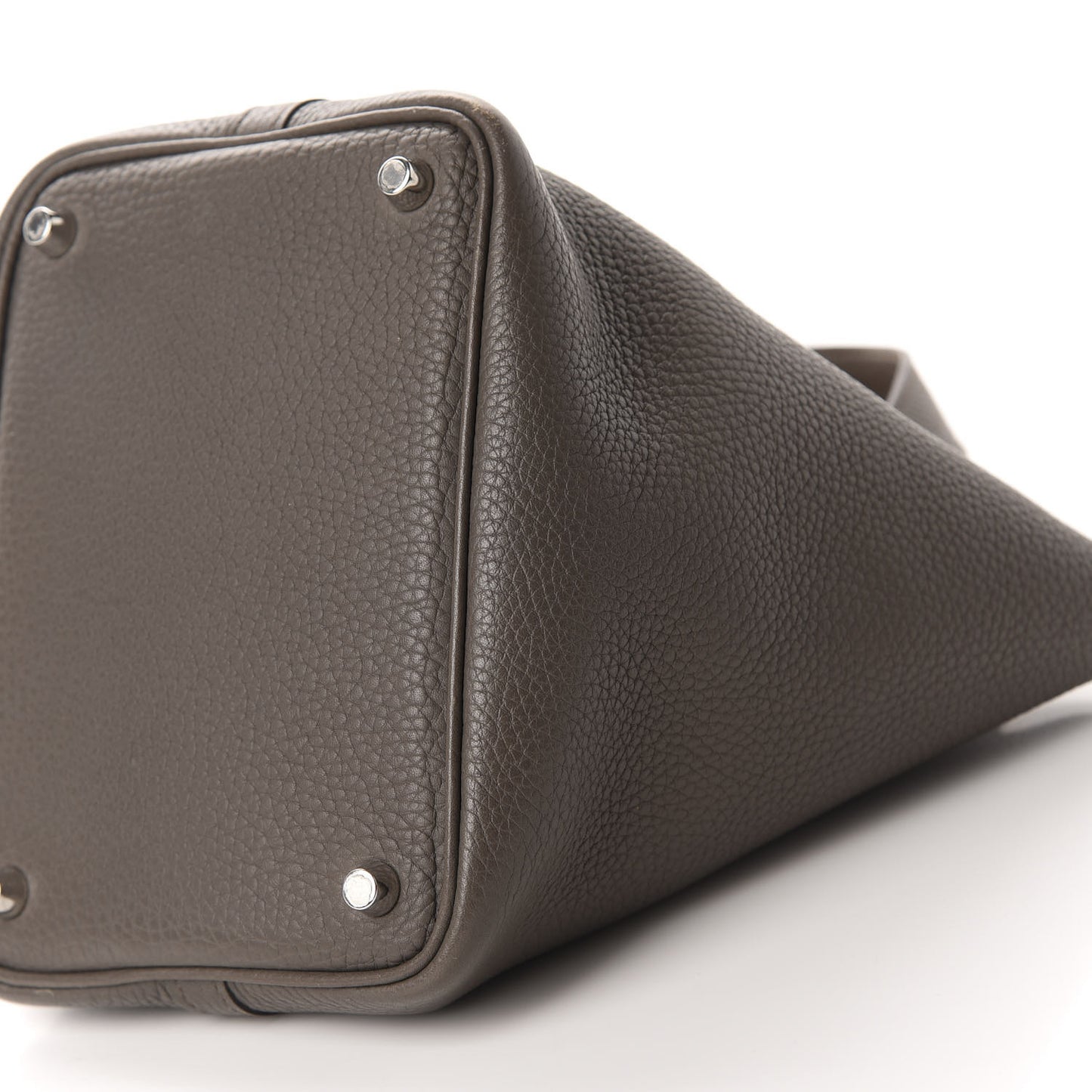 Taurillon Clemence Picotin Lock 18 PM Etain