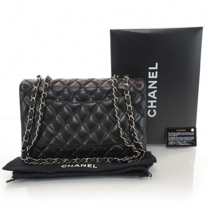Chanel Lambskin Jumbo Single Flap Black 3 of 10