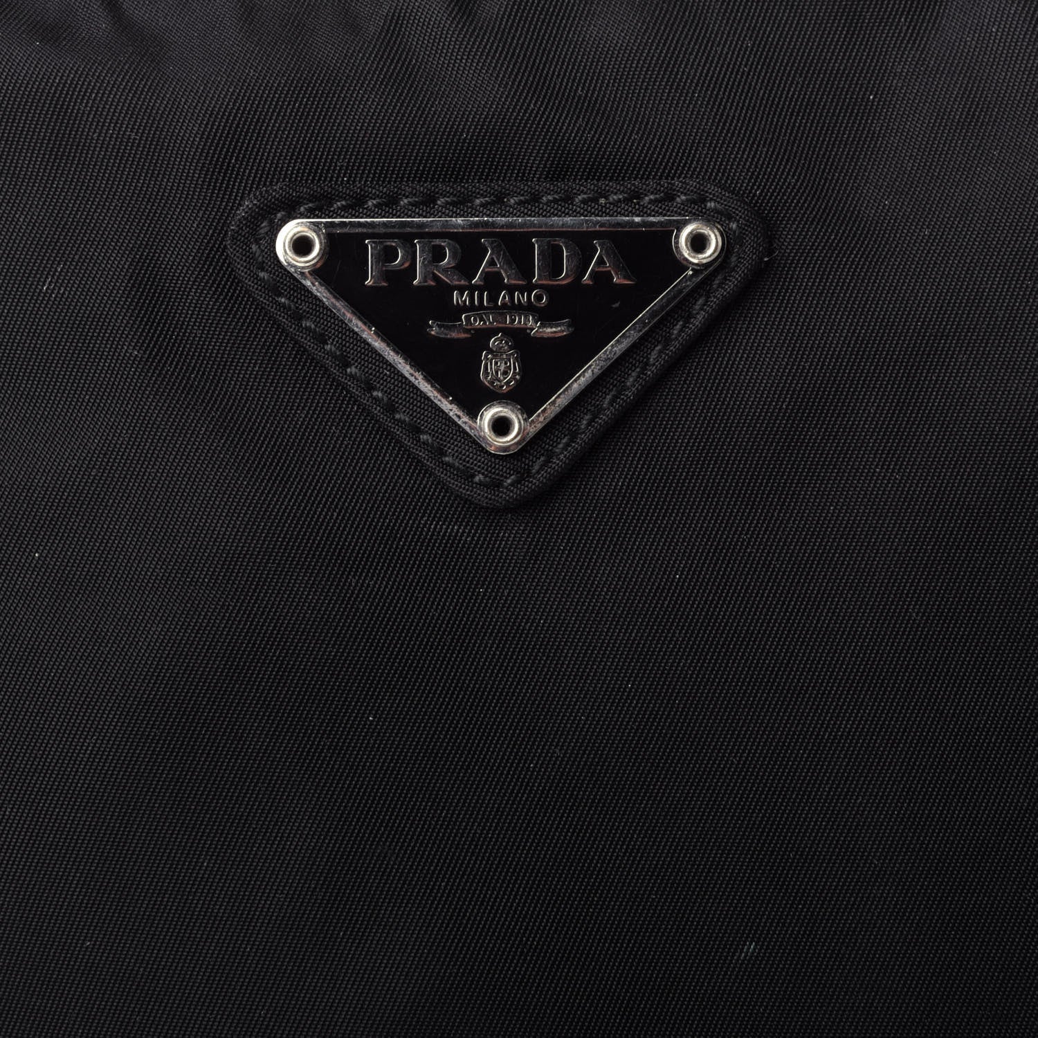 Prada Nylon Flat Messenger Bag Black 8 of 8