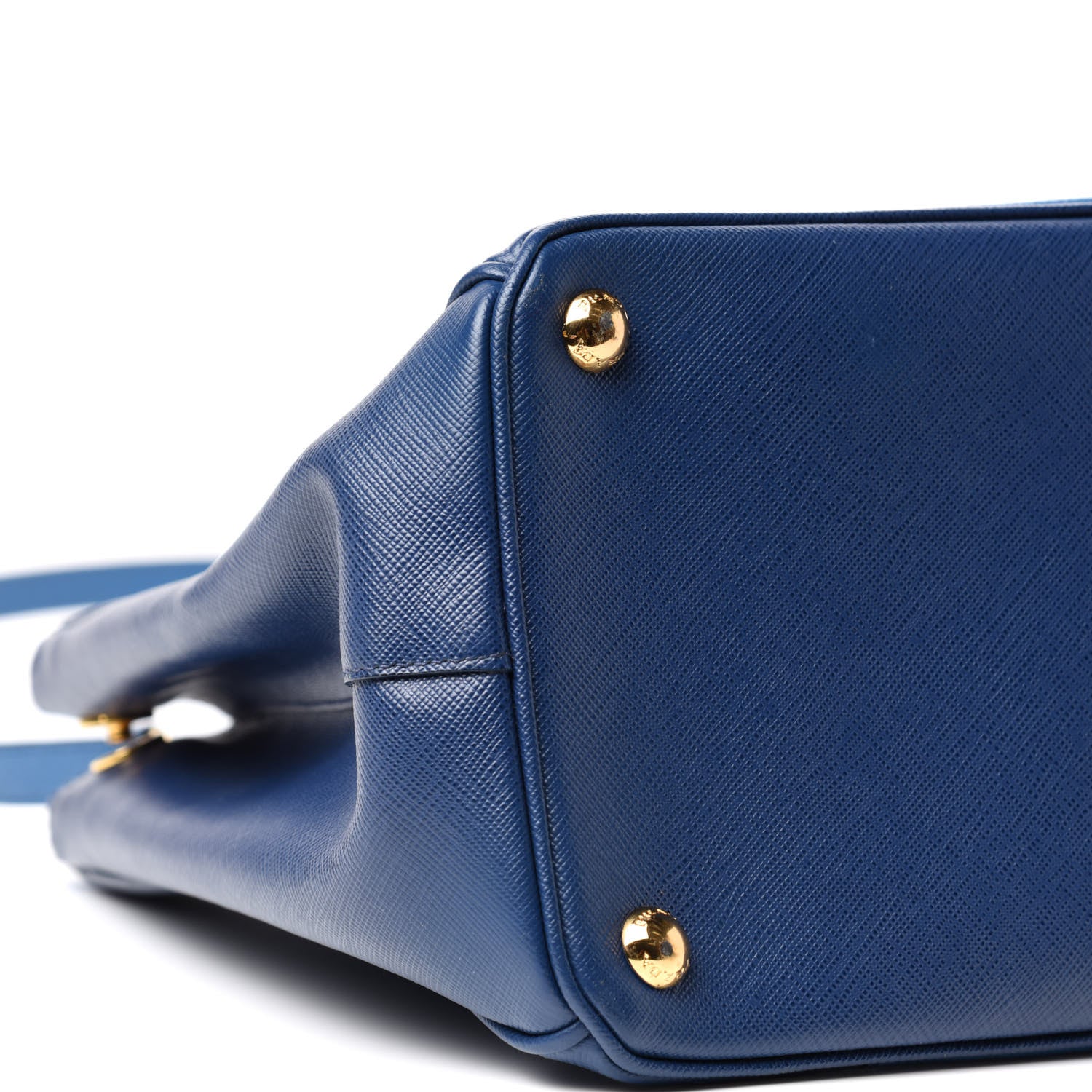 Prada Saffiano Lux Colorblock Medium Galleria Double Zip Tote Bluette Cobalto 8 of 10