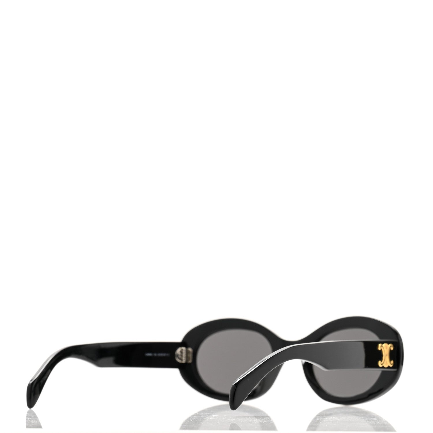 Celine Acetate Triomphe 01 Sunglasses CL 40194U Black 4 of 8