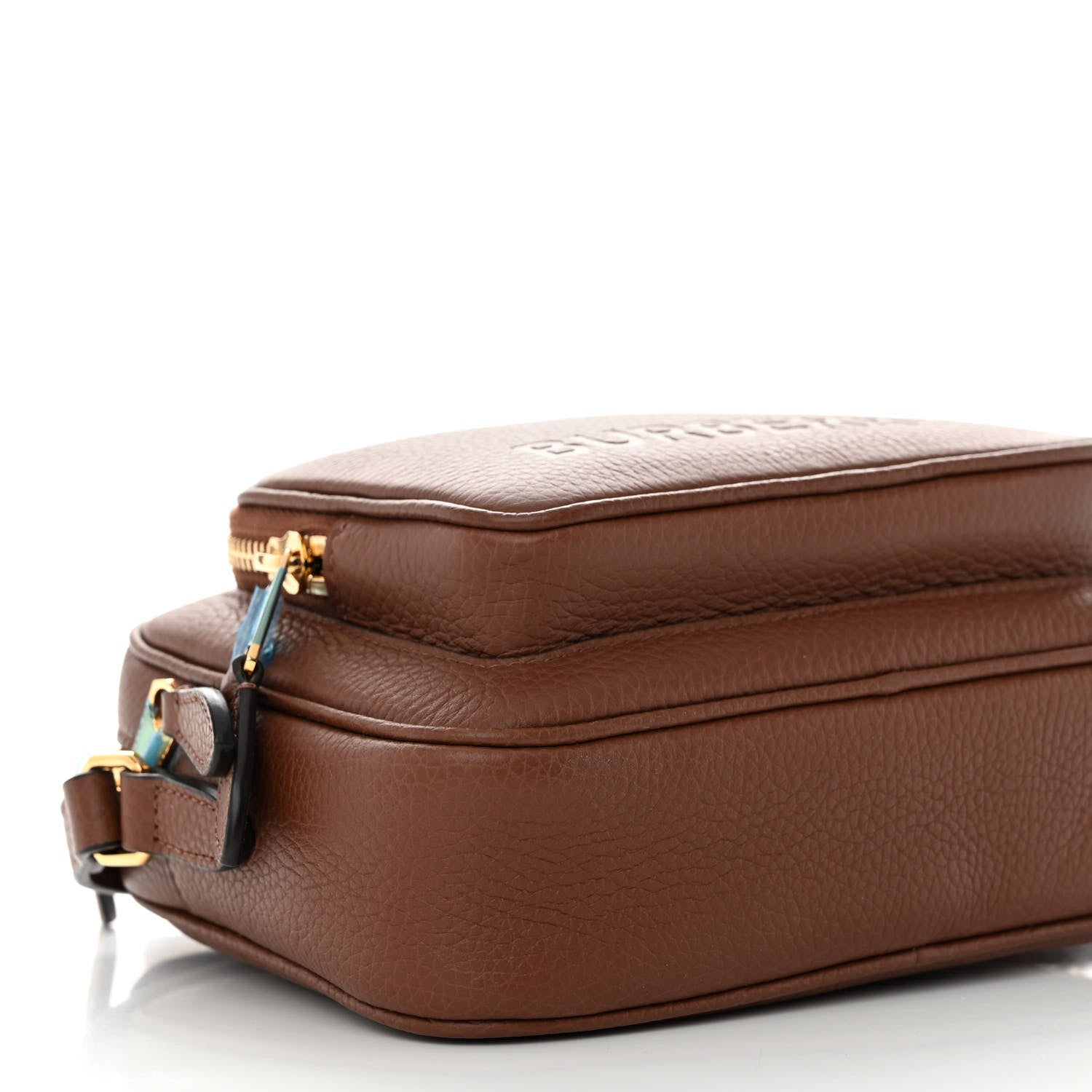 Burberry Grained Calfskin Small Camera Bag Tan 8 of 9