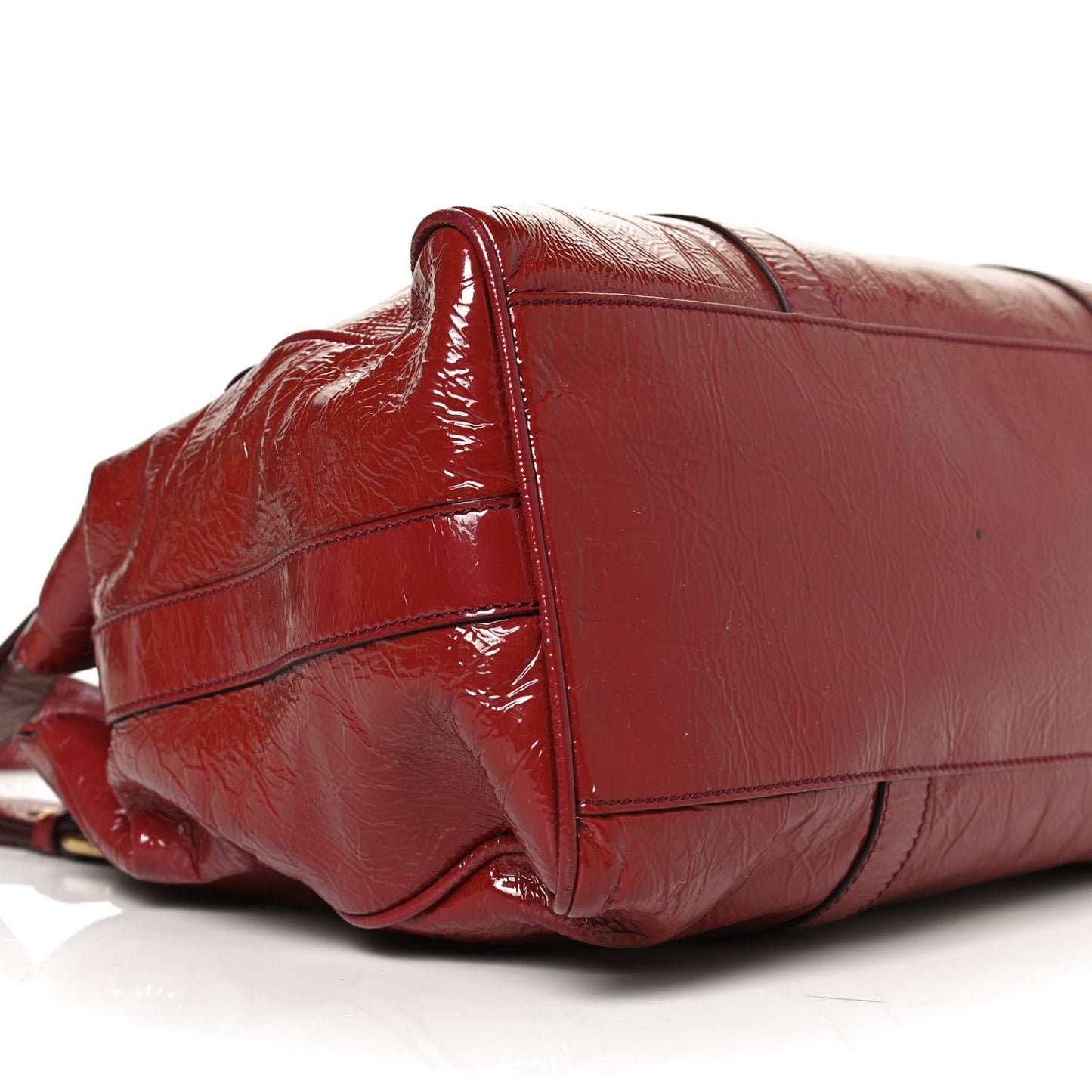 Vitello Naplak Small Bag De Jour Rosso