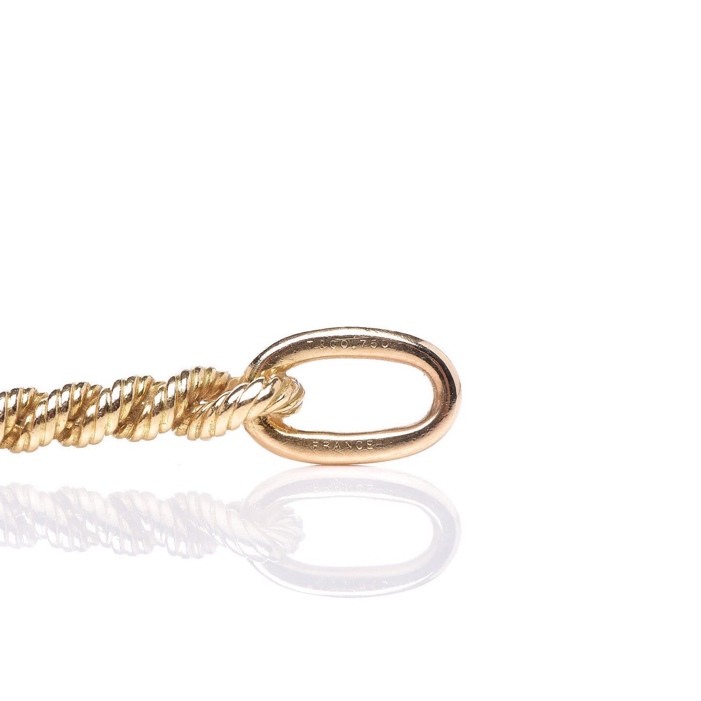 18K Yellow Gold Twist Rope Bracelet
