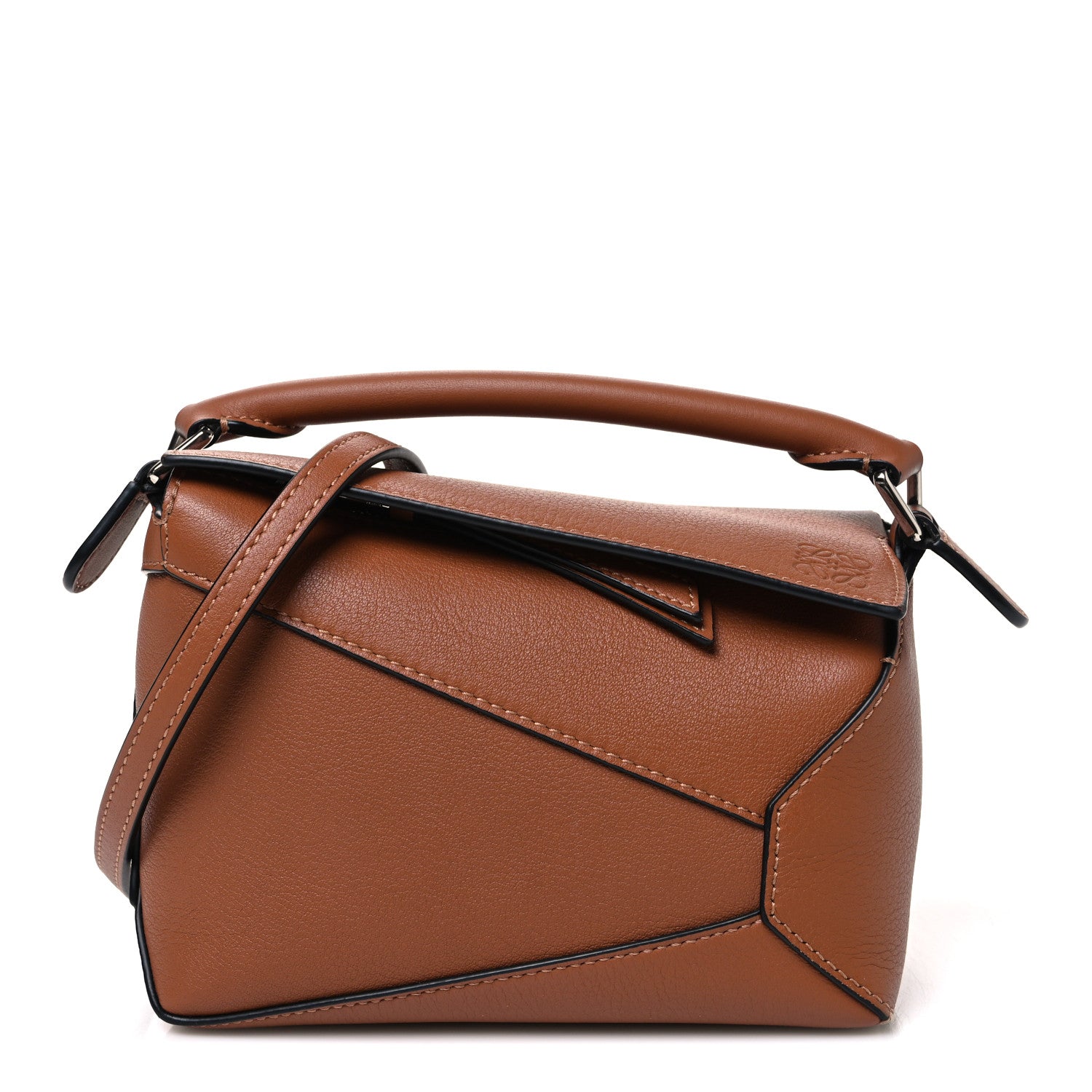 Loewe Calfskin Mini Puzzle Edge Bag Tan 1 of 11